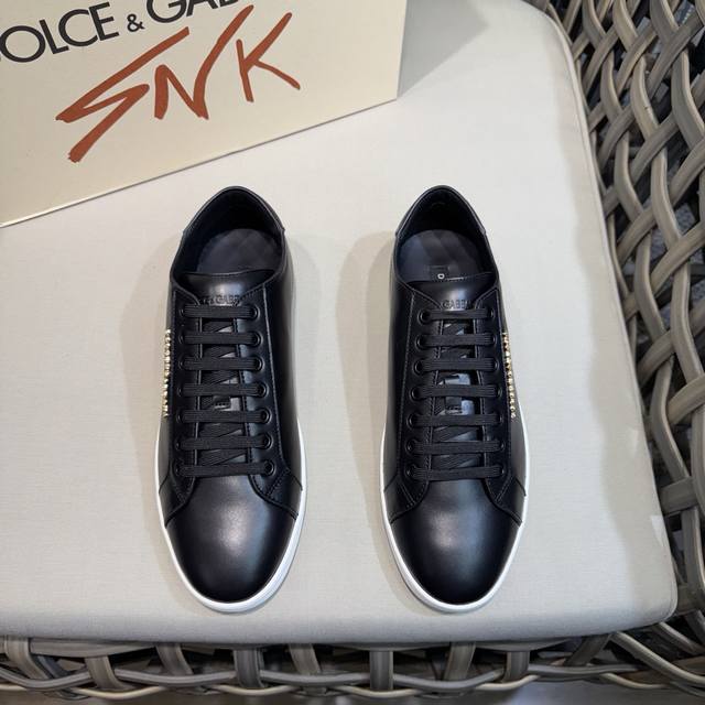 Dolce&Gabbana New Men's Casual Sports Shoes | Imported Cowhide Leather Construct