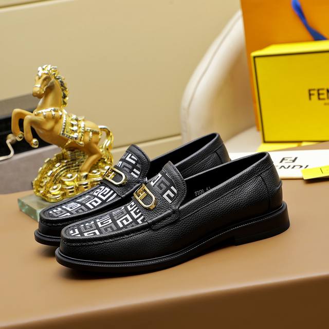 Fabrikpreis Fendi Neueste Herren-Anzugschuhe Aus Der Klassischen Serie, Die Sie