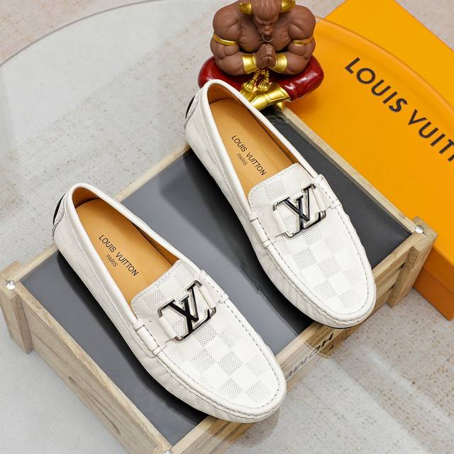 Fabrikpreis Lv Louis Vuitton Top-Modell Bean Bean Herrenschuhe Original-Replik,
