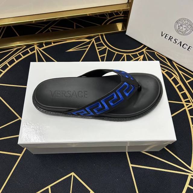 Versace Slipper Herren Schuhe High-End-Marke Offizielle Website 1:1 Neuestes Mei
