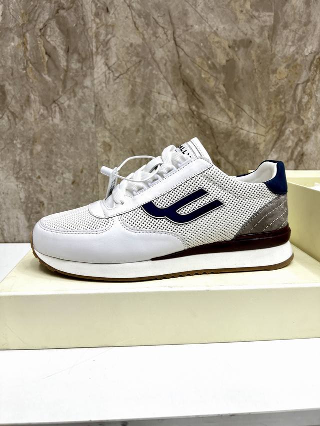 Marke: Bally Modell: Freizeitsneaker Sthetik: Der Querschnitt Zeigt Sternf Rmig