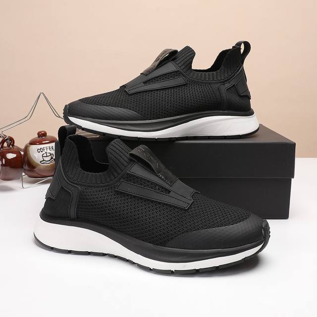 Neues Modell, Zegna, Fabrikpreis, Original 1:1 Sport- Und Freizeitschuhe, Hochwe