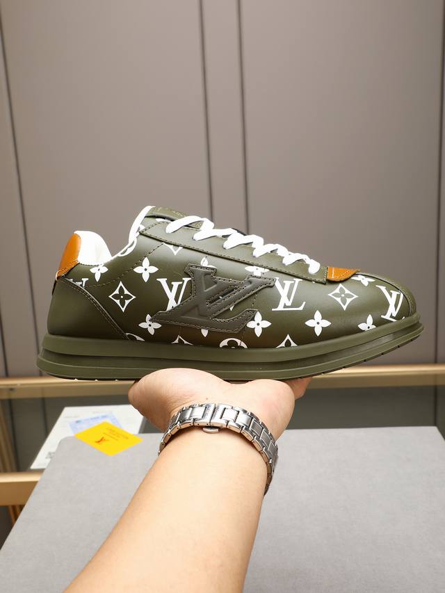 Lv Louis Vuitton L Runner Tatic Serie Thick Sole Casual Sneakers Laufschuhe Orig
