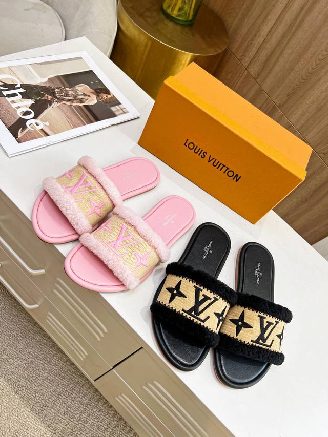 Louis Vuitton Louis Vuitton Herbst/Winter Neue Hausschuhe Jetzt Im Verkauf, 1:1