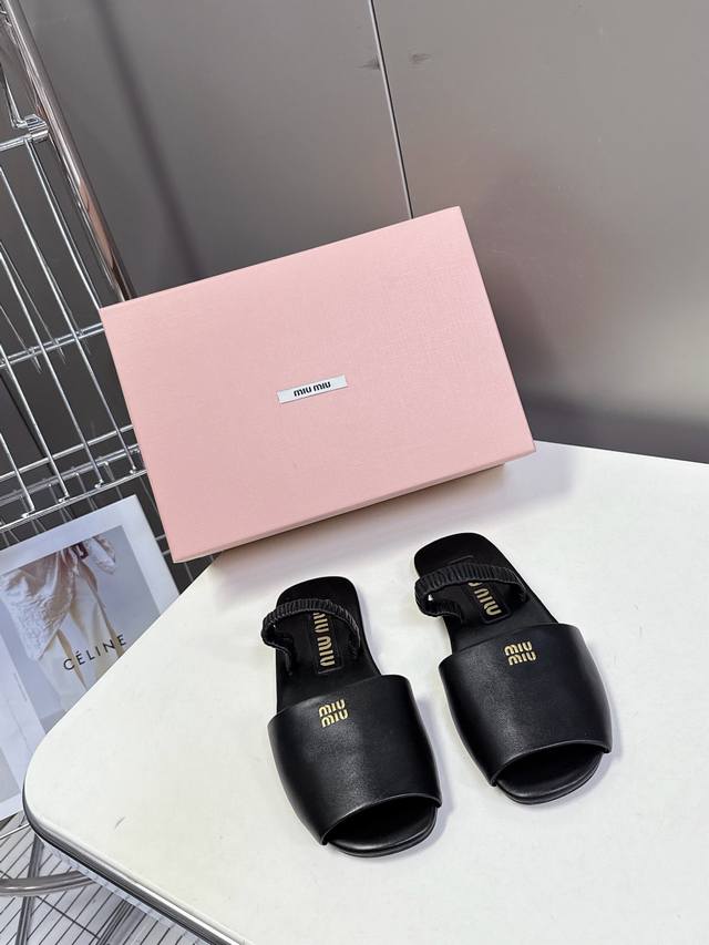 Miu Miu Miu Miu Mail Nder Laufstegmodell Fr Hjahr/Sommer Neueste Slipper Schlamp