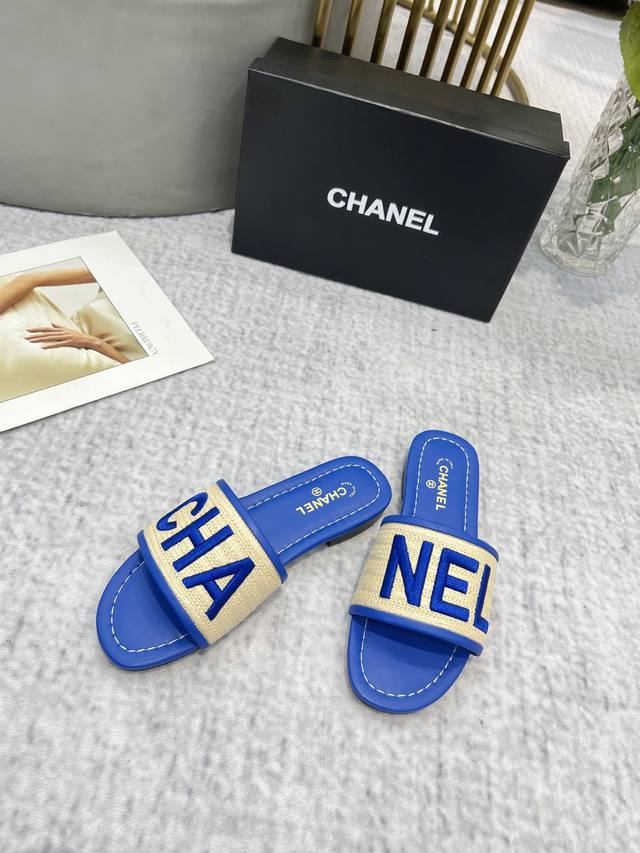 Chanel, Obermaterial Mit Dreidimensionaler Stickerei, Bequem, Weich Und Atmungsa
