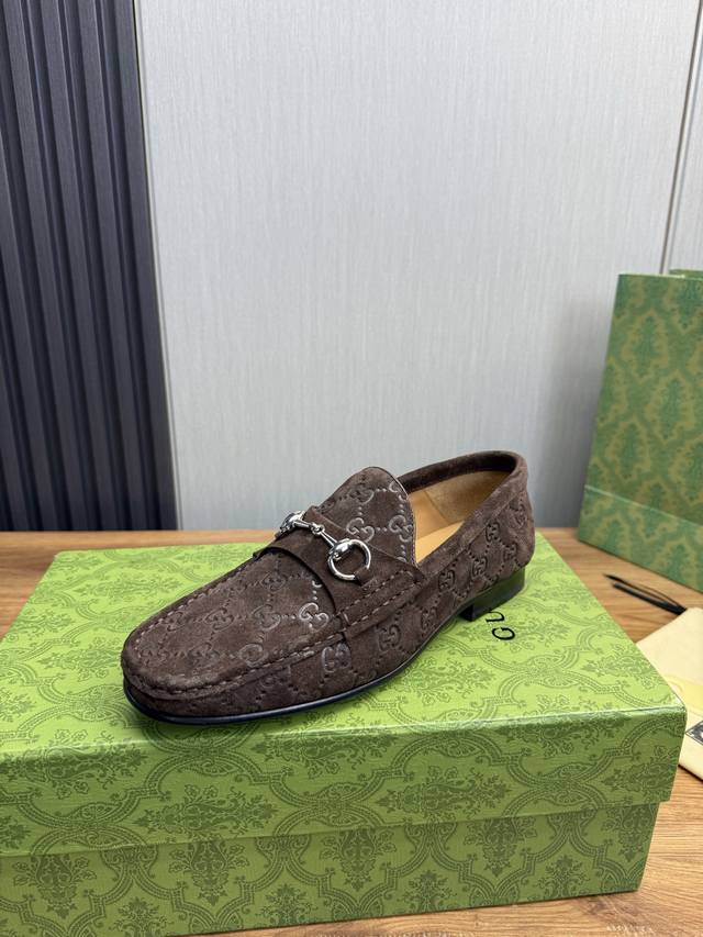 Fabrikpreis Originalware, Echte Ledersohle Gucci.Herren Business-Freizeitschuhe,