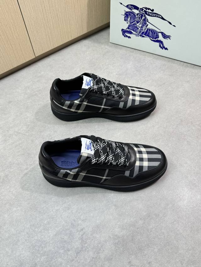 Burberry Hochwertige Original-Freizeit-Sneaker Obermaterial: Importiertes Nappa-