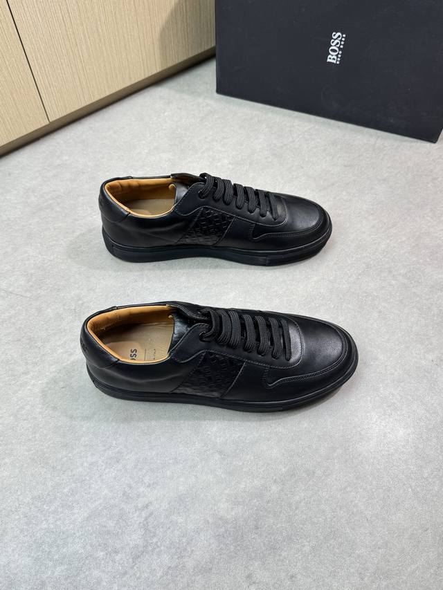 Boss Hochwertige Original-Freizeit-Sneaker Obermaterial: Nappa-Kalbsleder.Air Co