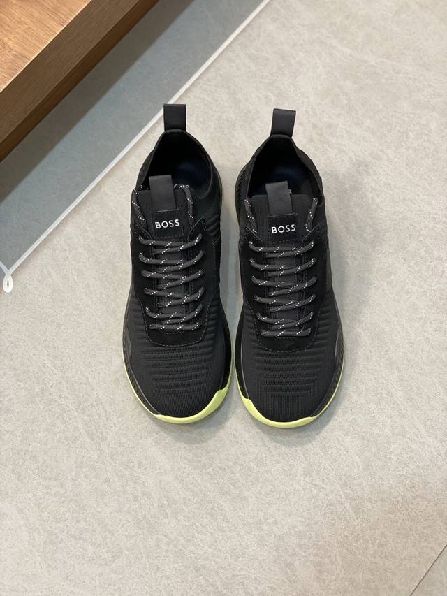 Boss Sportliche Sockensneaker Das Dreidimensionale Strickobermaterial Ist Mit Ei