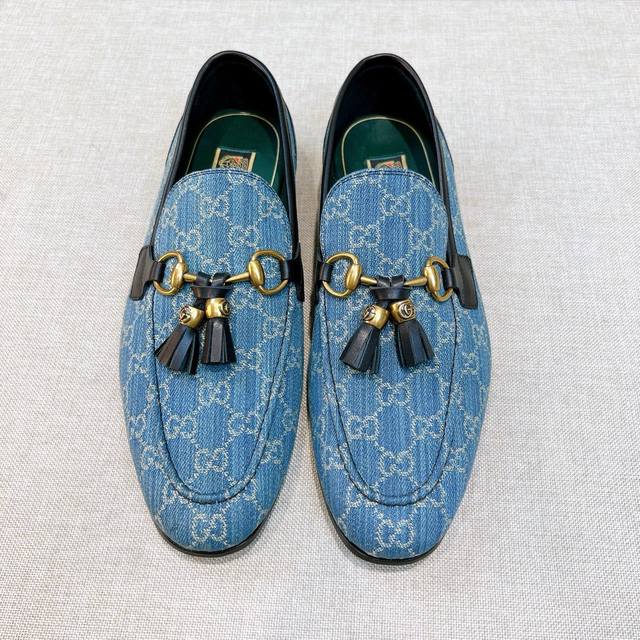 Fabrikpreis Gucci.Originalqualit T, Loafer Obermaterial, Importiertes Kalbsleder