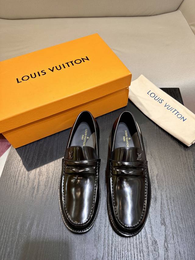 Top-Version L Dieser Klassische Major Loafer Kombiniert Spiegelglattes Kalbslede