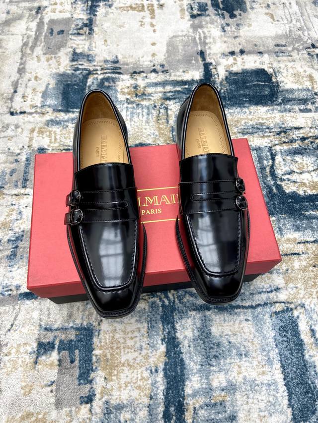 Balmain~ Gr En: 38-45 Die Neuen Herren-Anzugschuhe Von Balmain Mit Ledersohle Si