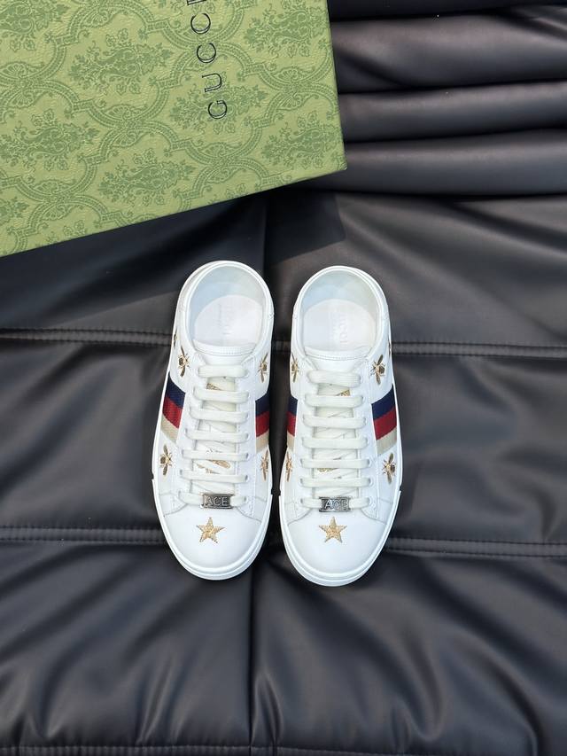 Gucc* Klassische Wei E Schuhe F R Paare, Original-Leder Aus Italien, Hochwertige