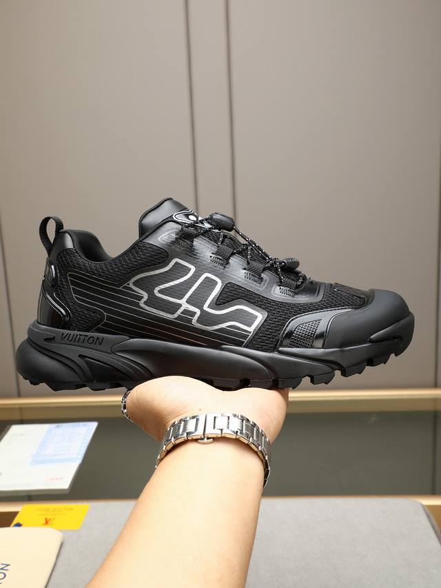 Lv Louis Vuitton L Runner Tatic Serie Mit Dicker Sohle, Freizeitschuh, Laufschuh