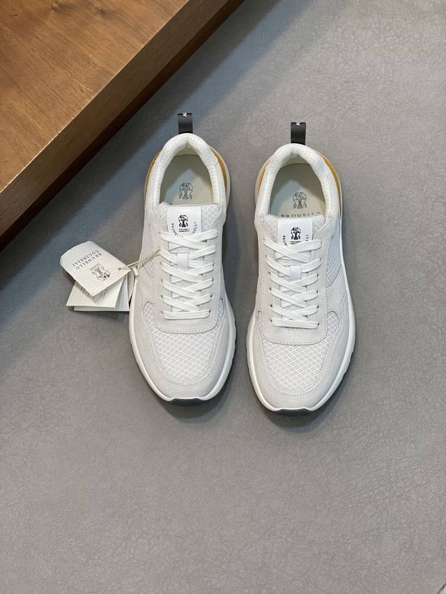 Brunello Cucinelli Fr Hjahr/Sommer-Neuheit: Sportschuhe F R Herren In Verschiede