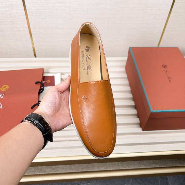 Fabrikpreis Loro Piana Neue Mokassins Aus Luxuri Sem, Weichem Nappaleder Mit Gum