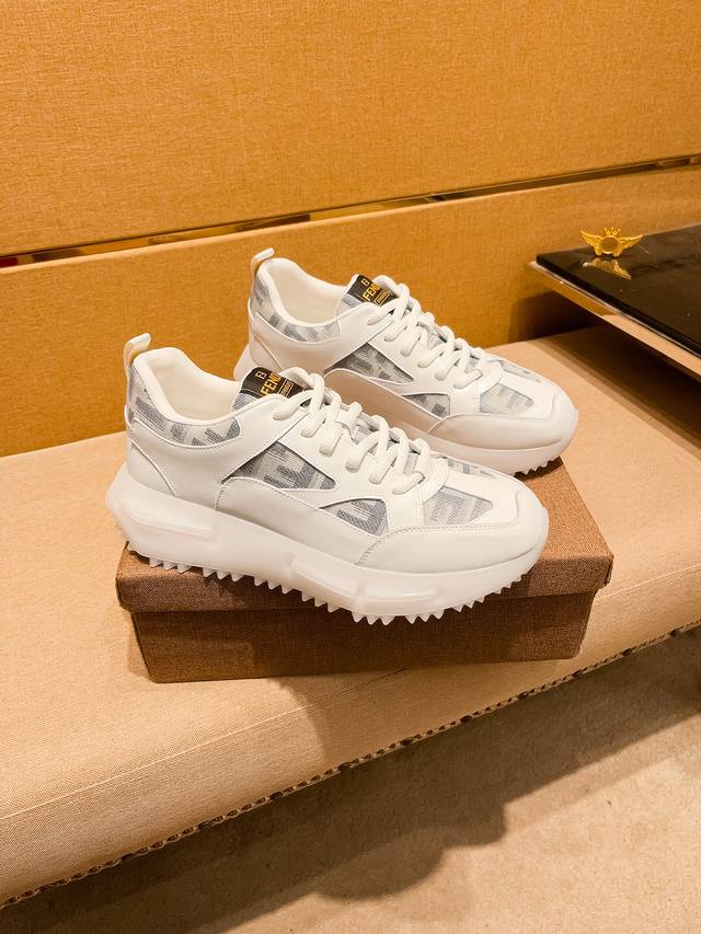 Fabrikp-Charge Fendi Herrenschuhe High-End-Marke Offizielle Website 1:1 Neuestes