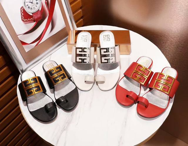 Fabrikpreis Damenschuhe Sportschuhe Original Givenchy Flip-Flops, Originalbeschl