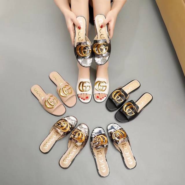 Fabrikpreis Damenschuhe Sportschuhe Originalware Gucci-Slipper Sind Jetzt Liefer