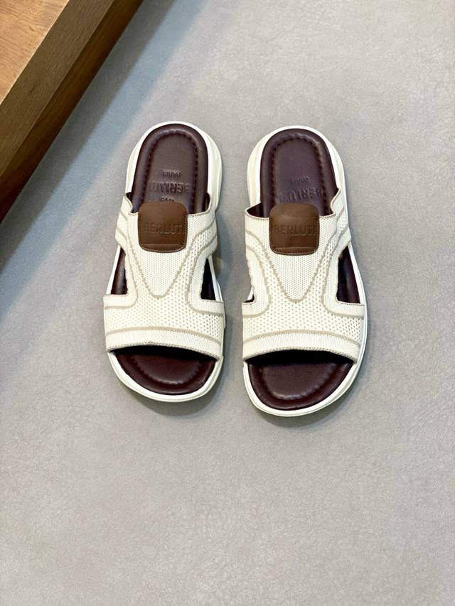 Ber*Berluti Italienische Luxusartikel, Hochwertige Herrenslipper, Obermaterial A