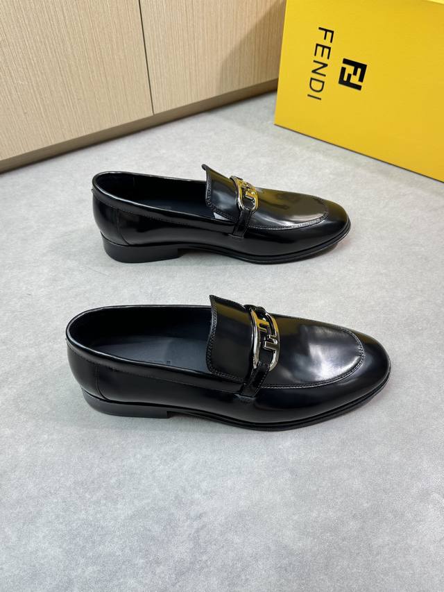Fendi Fendi Hochwertige Original-Anzugschuhe Obermaterial: Nappaleder Mit Offene