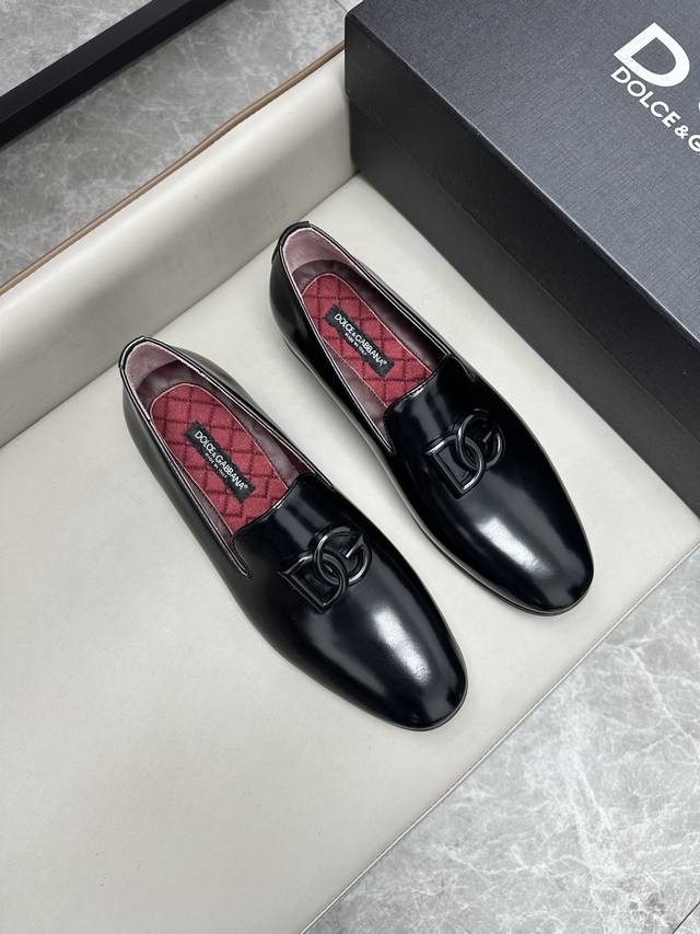Dolce & Gabbana Du Jia Ban Na Business-Halbschuhe, Importiertes Offenes Perlenge