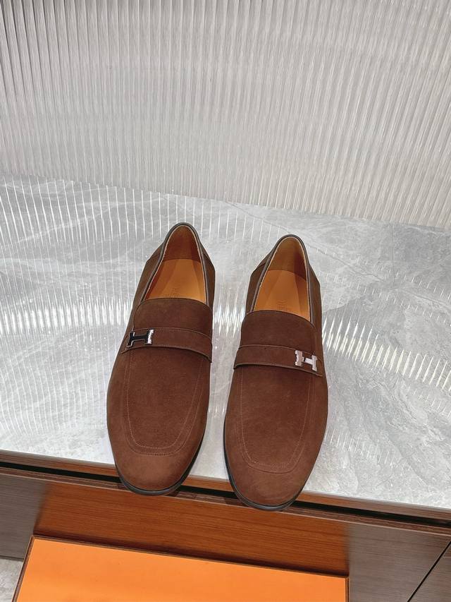 Herm S Herm S Beliebte Herren-Loafer! Ausgew Hltes Importiertes Braunes Leder Ve