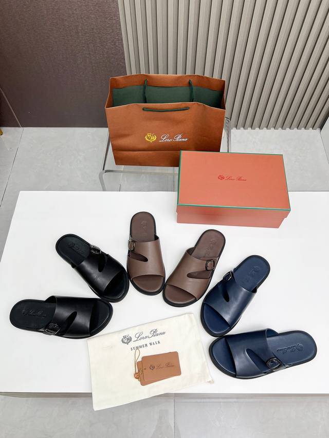 Fabrikpreis P .Loro Piana* Hochwertige Original-Flip-Flops Im Premium-Design, 1: