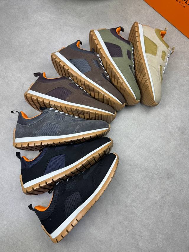 Hermes Hochwertige Original-Freizeitsneaker Obermaterial: Umweltfreundliches Vel