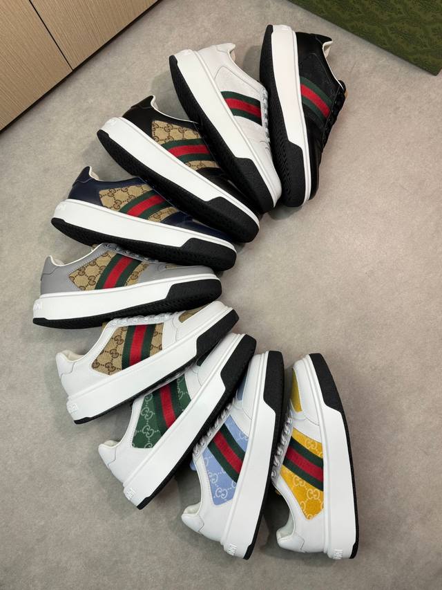 Gucci Gucci Hochwertige Original-Freizeitsneaker Obermaterial: Nappa-Kalbsleder,