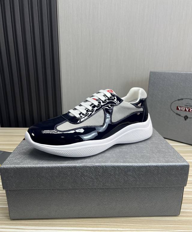 Fabrikpreis Prada* Prada-Verkaufsregal-Hit, Herrenschuhe, 1:1-Nachbildung Der Of