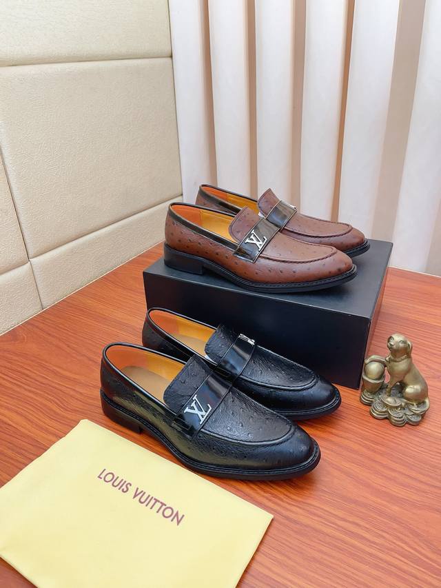 Tats Chlicher Preis: Lv Louis Vuitton Neue Offene Schuhe Aus Schweinsleder, Das