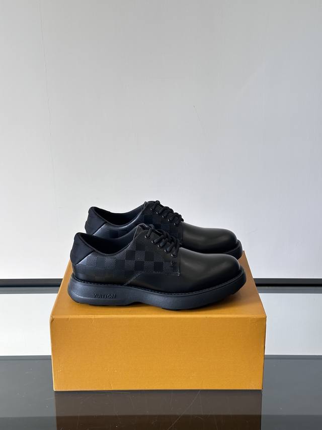 L.V~ Hochwertige Herren-Lederhalbschuhe F R Formelle Anl Sse, Klassisches Modell