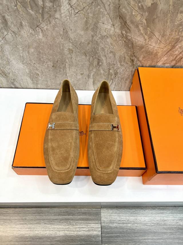 H Neue Produkte Von Herme* Herm S Giovanni Loafer-Lederschuhe Offizieller Verkau