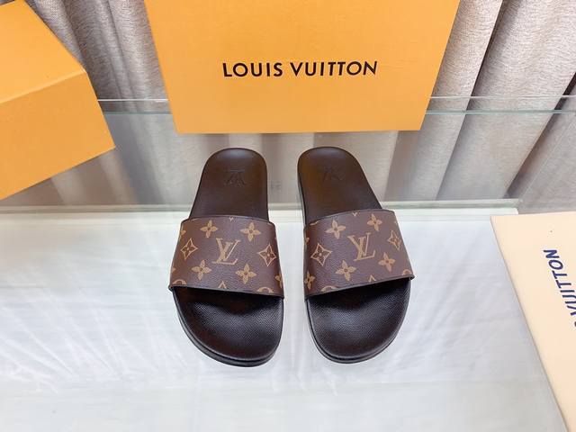 Pantoffeln Mit Lv-Logo F R Paare! Schuhe Mit Einzigartiger Pers Nlichkeit Und Vi