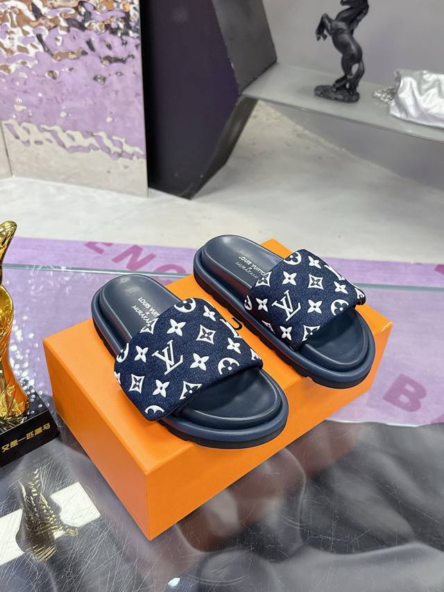 Lv Paar-Slipper-Serie 2025 Neueste Modelle L*V Donkey Brand 25Ss Neue Modelle F