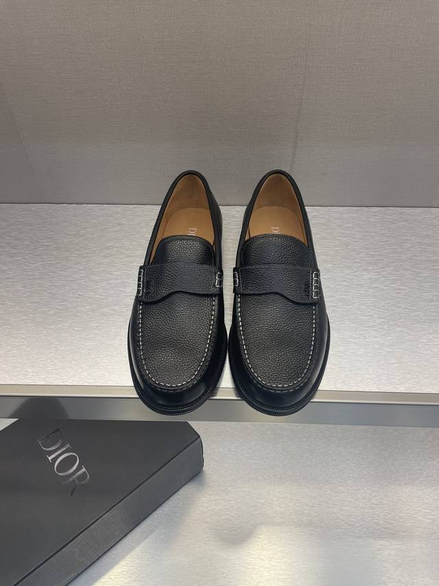 D Home Cd Herren-Loafer Aus Echtem Leder Mit Leder-Laufsohle Diese Cd-Loafer Ver