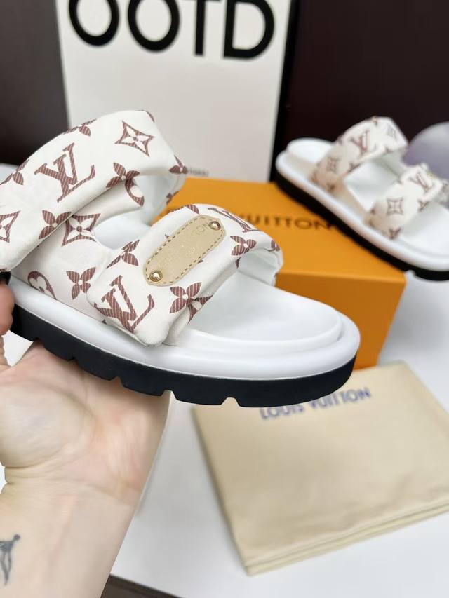 Louis Vuitton Louis Vuitton Neue Fr Hjahr/Sommer-Slipper Jetzt Im Verkauf, 1:1 H