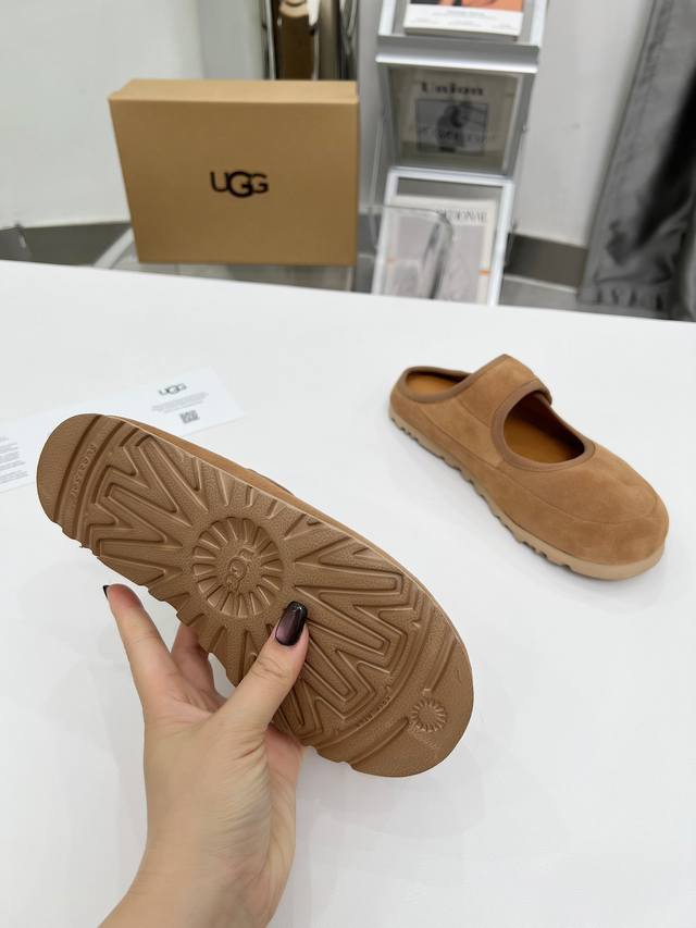 2025 Die Beliebtesten Ugg-Lammfell-Mary-Janes Mit Flachem Absatz In 3 Farben. Zw