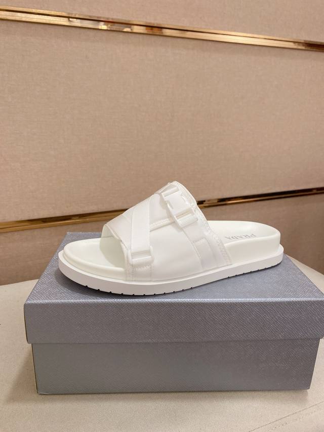 Fabrikpreis Prada Slipper Top-Einkaufsservice Herren-Slipper F R Fr Hjahr/Sommer