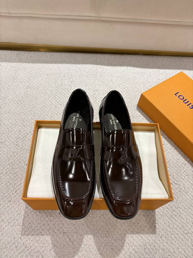 Lv Glove Hei Begehrte Herren-Loafer!Ausgew Hltes Importiertes, Gl Nzend Gewachst