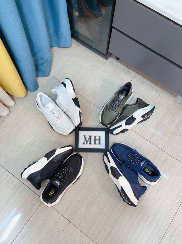 Fabrikpreis Boss High-End-Serie Sportschuhe F R Herren, Mit Klassischem Design,