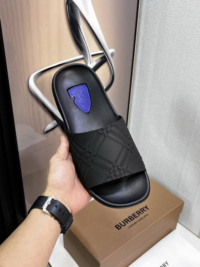 Fabrikpreis P Burberry Neue Herren-Slipper Hochwertige Qualit T, Obermaterial Au