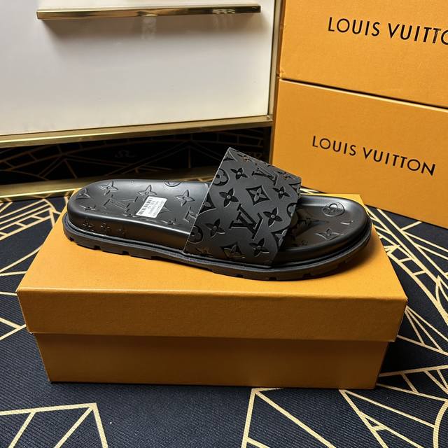 Lv Louis Vuitton Top-Eink Ufer Lu Jia Bestseller Herren-Slipper, Gleichzeitig Im