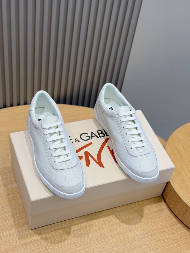 Tats Chlicher Preis Dolce&G Herren-Sneaker Aus Kalbsleder Portofino Yacht Schuhe