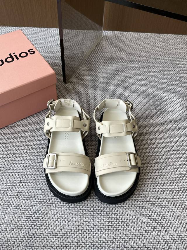 Acne Studios Fr Hjahr/Sommer-Neuheit Sandalen Mit Dicker Sohle Super Beliebt Bei