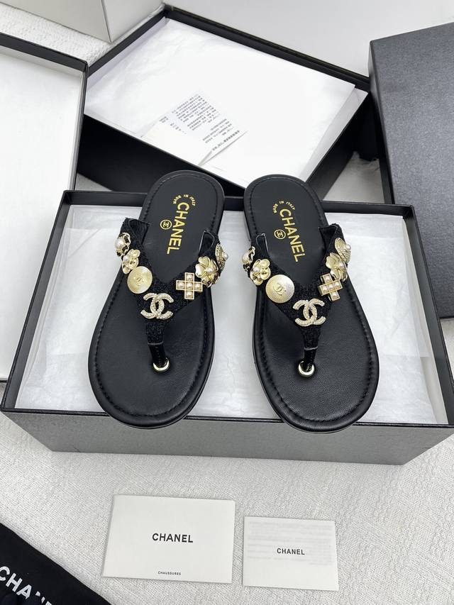 Chane*25S Kleine Chanel-Sandalen Aus Der Fr Hjahrskollektion, Ein Echter Verkauf