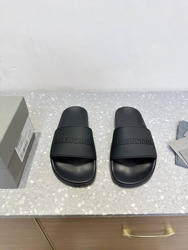 Balenciaga Paris 25Ss Fr Hjahr/Sommer-Neuheit Paar-Slipper Obermaterial Mit Aufd