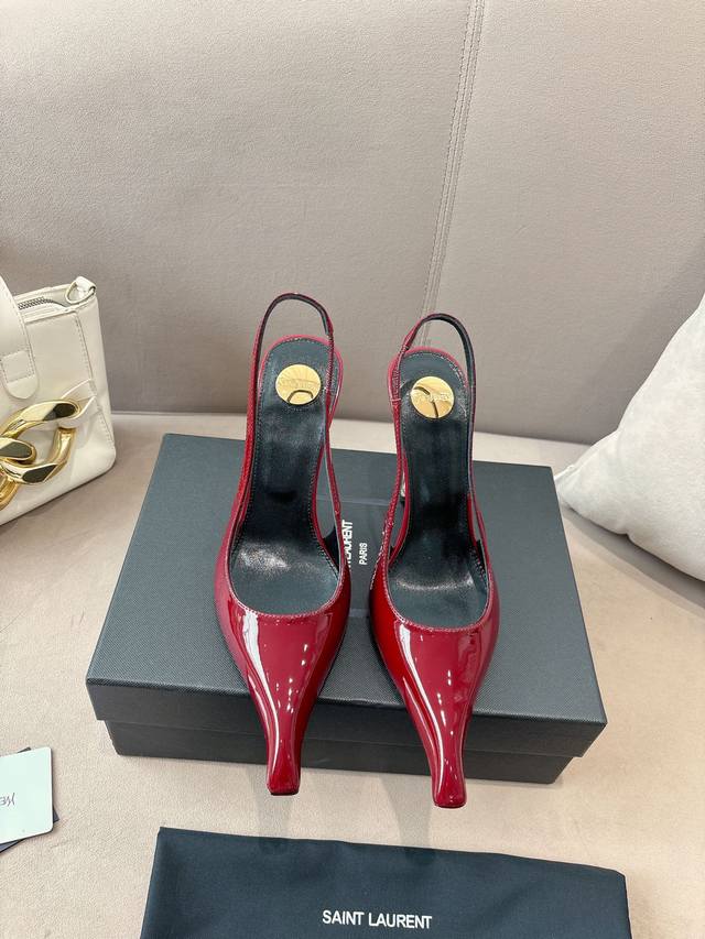 Saint Laurent Ysl 25Ss Herbst/Winter-Kollektion Laufsteg-High-Heels Die Design D